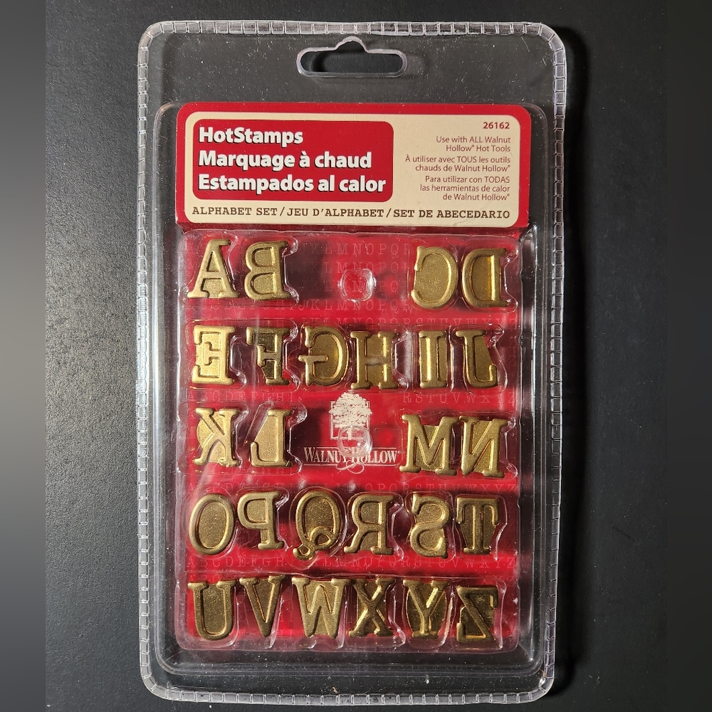 Walnut Hollow HotStamps Alphabet Set Uppercase